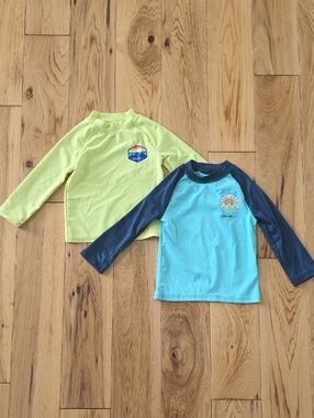 Eddie Bauer Kids Long Sleeve Rashguards Bundle 18M & 2T